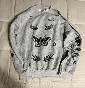 Adult Crewneck Sweatshirt Harry Tattoos 94 The Newest Sweatshirt  eBay