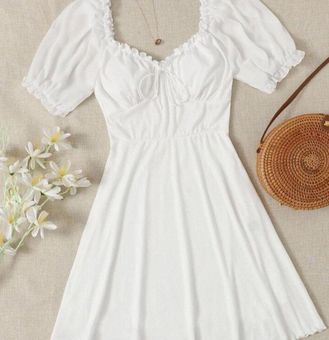 Shein white dress