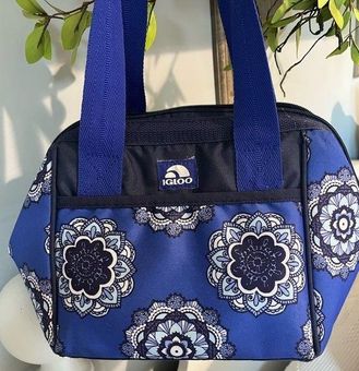 Igloo Lunch Bag Blue Floral Insulated Tote - $14 - From Debbie