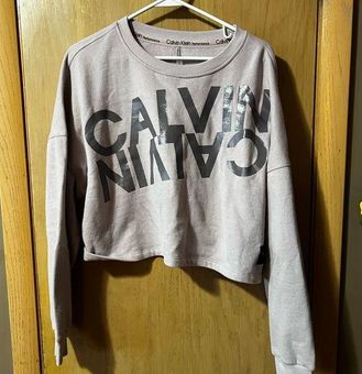 Calvin Klein Sweatshirt Calvin Klein Performance Crewneck Cropped