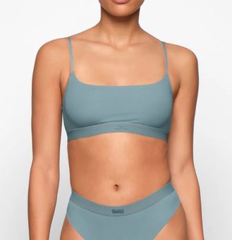 Rib Scoop Neck Bralette