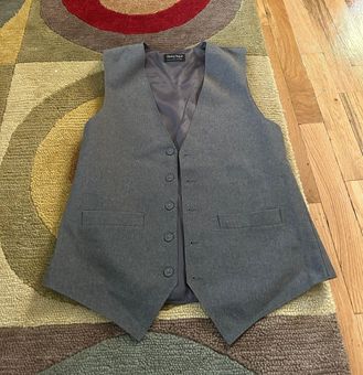 Henry Segal Dress Work Uniform Vest Grey Waitress Waiter Banquet Server  Unisex Small Gray - $7 - From Emily