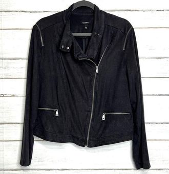 Plus Size - Faux Leather Asymmetrical Moto Jacket - Torrid