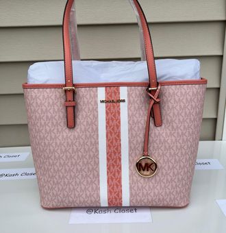 MICHAEL Michael Kors Jet Set Travel Medium Tote Bag in Pink