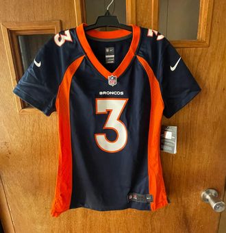 Orange Nike NFL Denver Broncos Wilson #3 Jersey