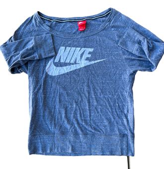 Nike off shoulder sale top