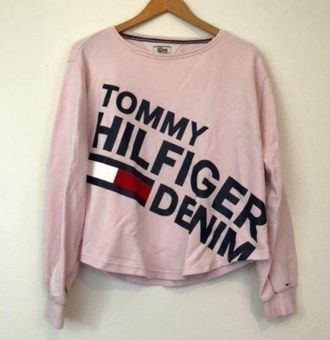 Tommy hilfiger clearance pink sweatshirt