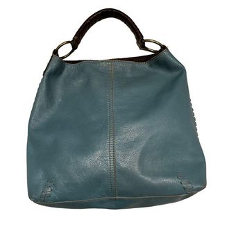 Lucky Brand Whipstich Slouch Hobo Purse Blue 54 From Gary