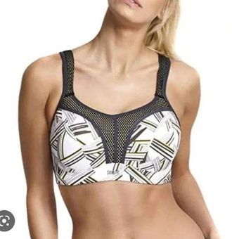 Panache Women's Striped Print Full Busted Underwire Sports Bra