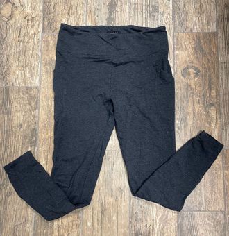 Max & Mia , leggings, full length, dark gray, inseam is 24 Gray Size L -  $25 (16% Off Retail) - From Beth