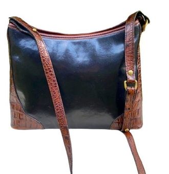 Black and Brown Brahmin Purse