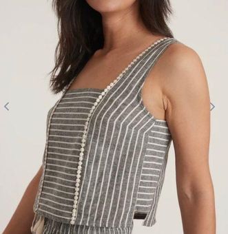 Marine layer Stella Stripe Tank Top Size Small Style 14246 - $24