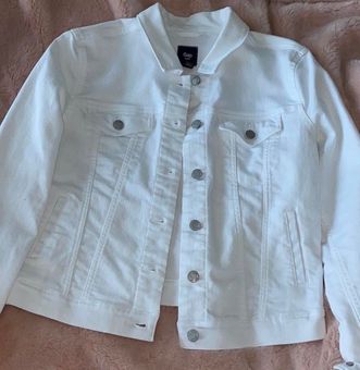 white jean jacket gap