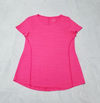 Danskin Athletic DriMore Hot Pink Neon Short Sleeve Sporty Shirt Size M  8-10 Size M - $16 - From DaPaTal