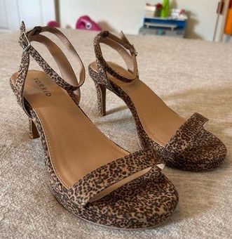 Torrid Women s NWT Cheetah Print 10WW Pumps Strappy Heels