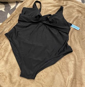 Yonique Plus Size Swimsuit One Piece Bathing Suits for Women Tummy Control  Slimming Swimwear Black - $23 New With Tags - From jello