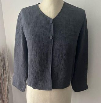 Eileen fisher graphite on sale jacket