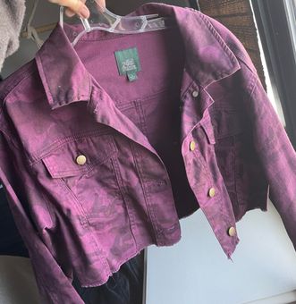 Wild Fable Purple Camo Cropped Jean 