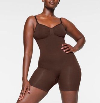 SKIMS Mid Thigh Sculpting Bodysuit XL Brown - $40 (44% Off Retail) - From  Ali