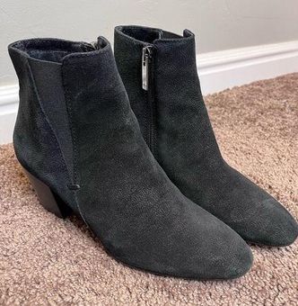 Aquatalia Black Suede Ankle Boots size 7 1 2 105 From Ana M