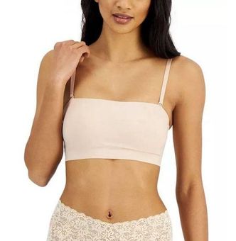 JENNI INTIMATES Nude No Show Seamless Removable Strap Bandeau Bra Size  Medium Tan - $16 New With Tags - From Ann