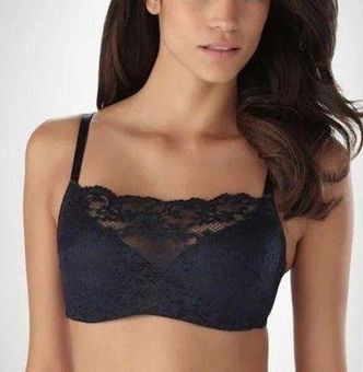 Soma Black Floral Lace Cami Underwire Bra Size 32B - $28 - From Jessica