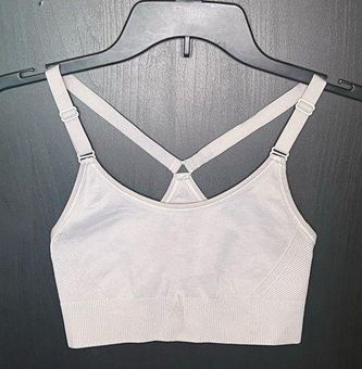 All In Motion Light Gray Racerback Sports Bra Size Medium - $12 - From  Heather