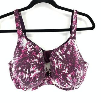 Cacique Women's 40D Watercolor Full Coverage Bra Adjustable Strap Purple  *SAMPLE Size undefined - $25 - From Gwen