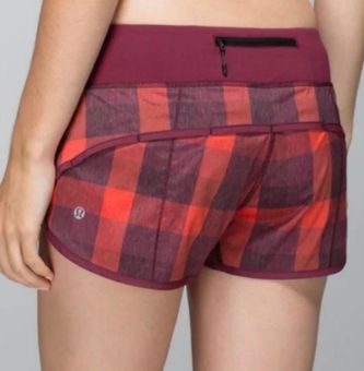 Lululemon Run Speed Shorts Yama Check 