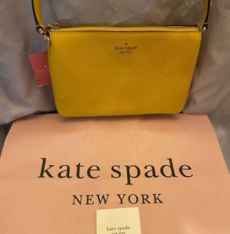 Kate Spade New York Triple Gusset Crossbody, Black: Handbags