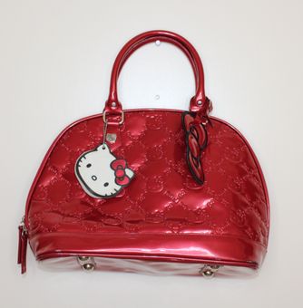 Loungefly - Hello Kitty Red Patent Embossed Bag  Hello kitty bag, Hello  kitty handbags, Hello kitty items