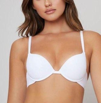NWT White Solid Microfiber Underwire Push Up Bra / 34B Size 34 B - $9 New  With Tags - From Nelda