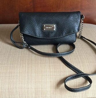 Nine west black sling on sale bag