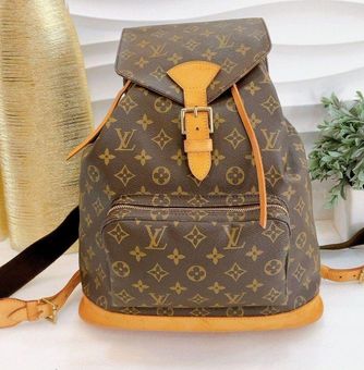 Louis Vuitton, Bags, Authentic Louis Vuitton Monogram Montsouris Gm  Backpack