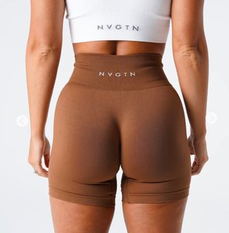 NVGTN Solid Seamless Shorts Brown Size M - $31 New With Tags - From Emma