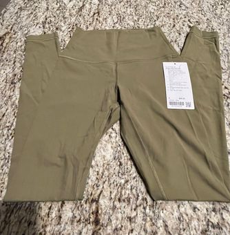 lululemon athletica, Pants & Jumpsuits, Nwt Green Lululemon Align  Pantsleggings Size 4 Length 25