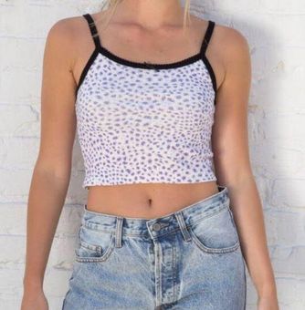 BRANDY MELVILLE Blue Cheetah Leopard Belle Tank Top in One Size