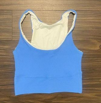 Year Of Ours Ribbed Gym Bra Size XS in Blue! - $32 - From Mary Bridget