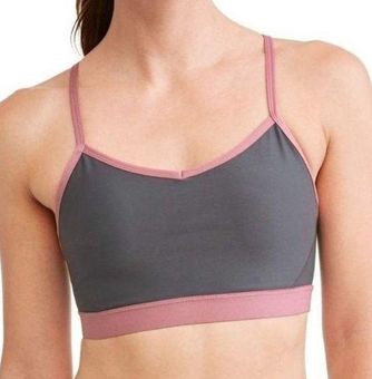 Athletic Works Gray Pink Sports Bra Medium - $11 - From Shannielyn