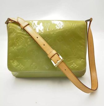 Louis Vuitton Vernis Thompson Street Flap Bag Green