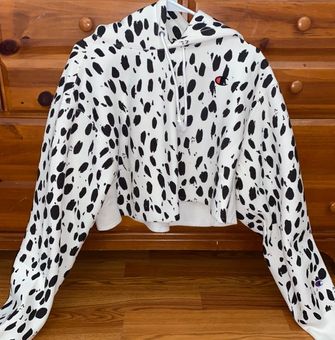 champion cow print hoodie