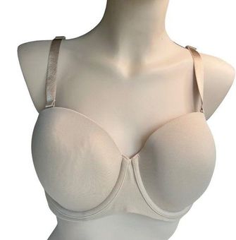 Cacique Lightly Lined Multi-Way Strapless Bra Size 40C Beige Nude Tan - $23  - From Margo