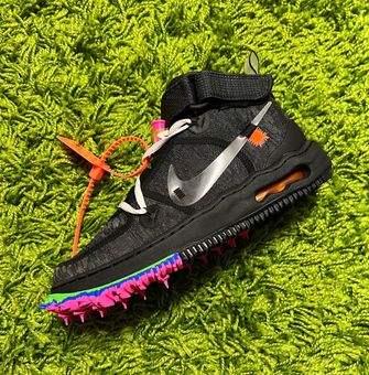 Off-White Nike Air Force 1 Mid Black DO6290-001 Store List