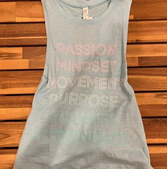 Open back sports tank top