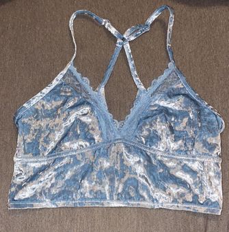 Velvet Top - Baby Blue