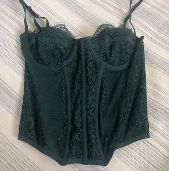 Urban Outfitters Green Modern Love Corset