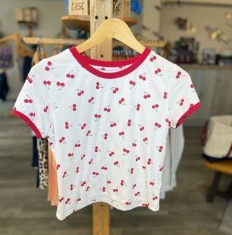 No Boundaries Cherry crop top shirt​​​​​​ Size M - $7 - From Montana