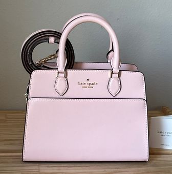 Kate Spade New York Madison Small Satchel Handbag Crossbody (Conch Pink)