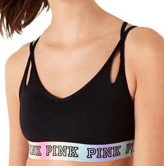 PINK - Victoria's Secret Lightly Lined Strappy Sports Bra And Aerie