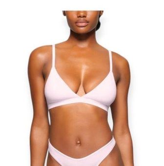 SKIMS Fits Everybody triangle bralette - Mica